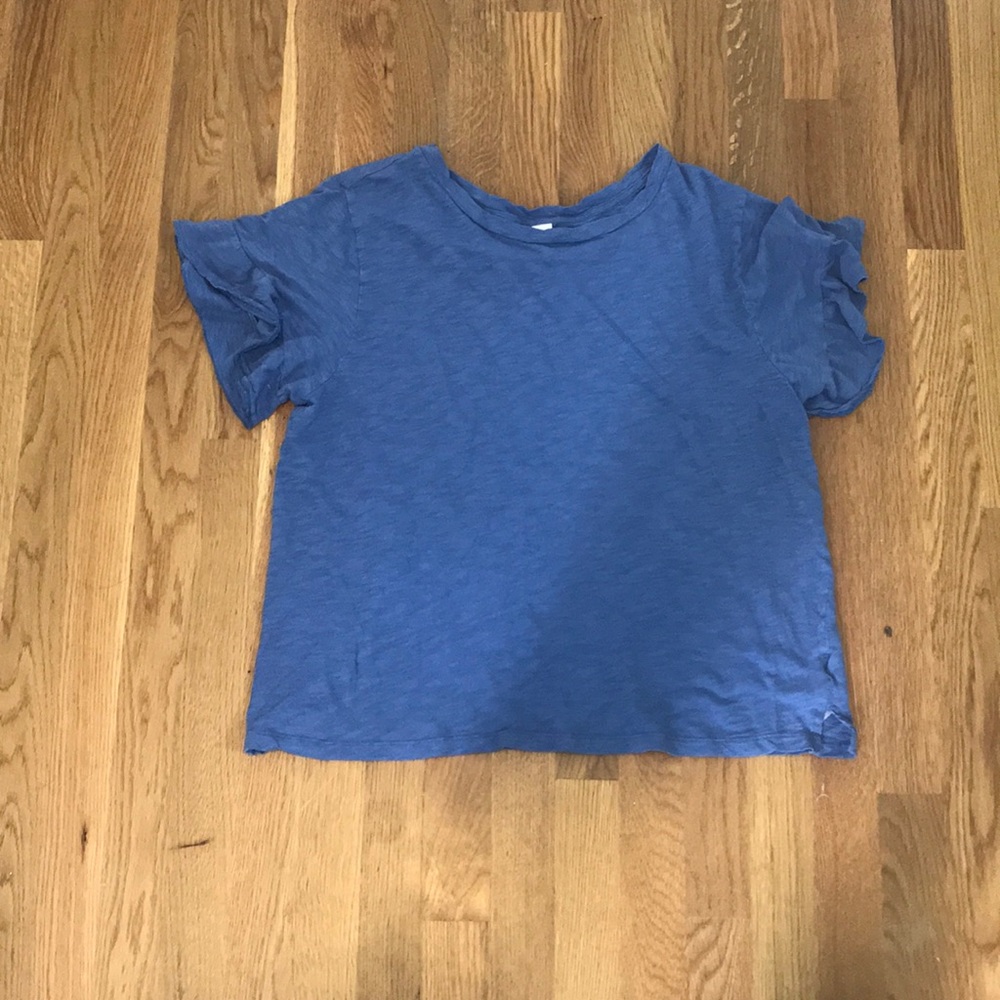 blue t-shirt